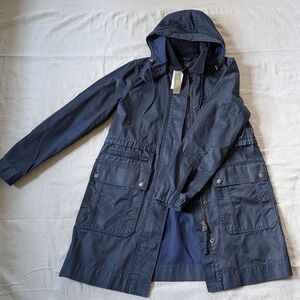 J CREW Field Jacket Medium Navy